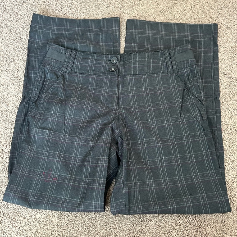 GUC New York and Company plaid trousers